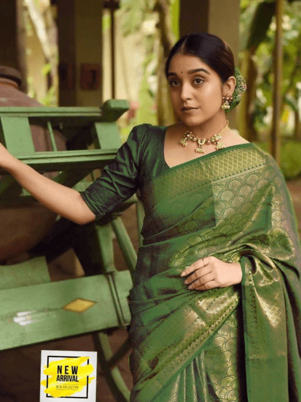 Timeless Silk Green Exquisite Saree